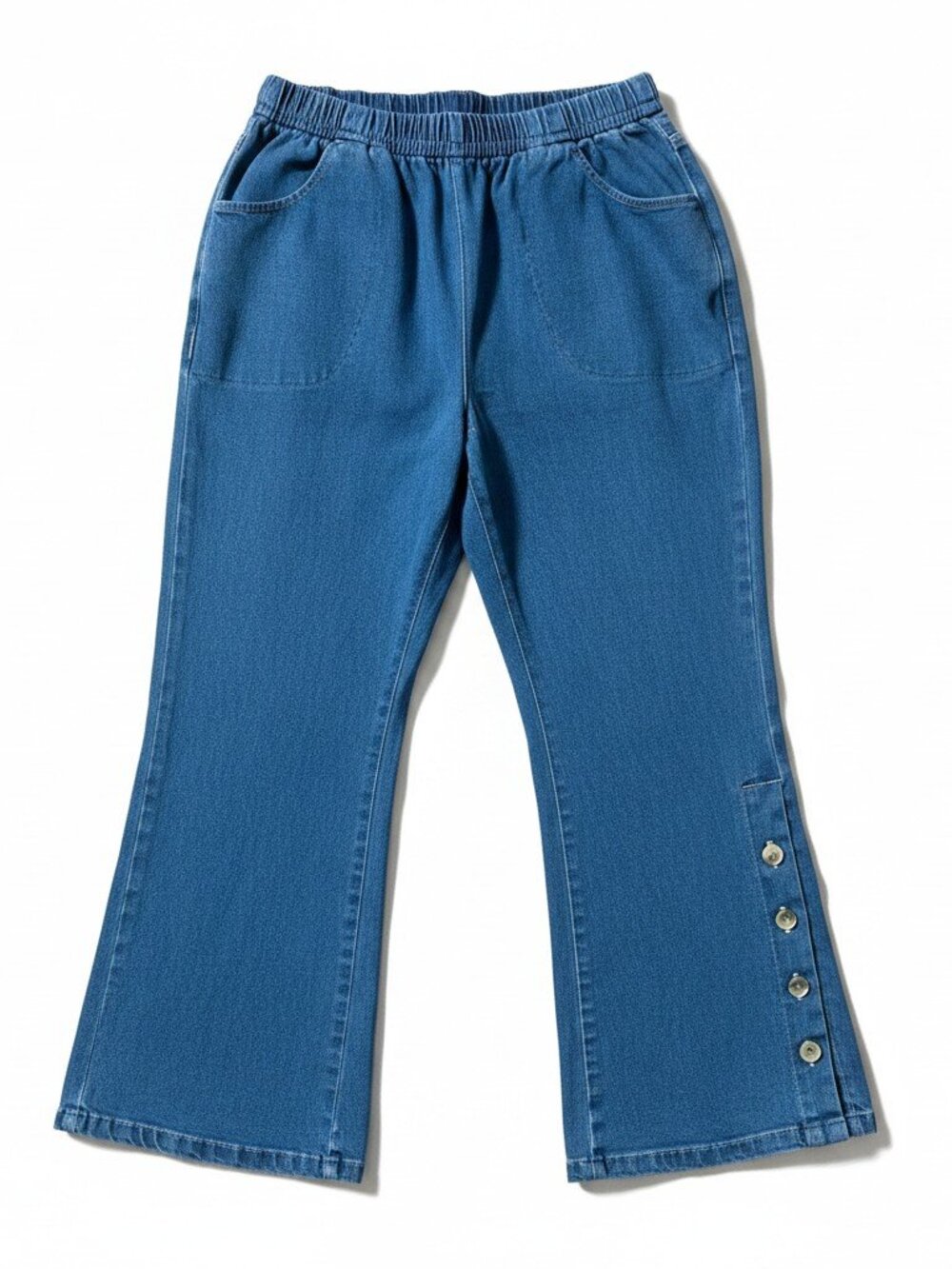 EUC Denim & Co. Denim Wide Leg Pants Size: Medium
